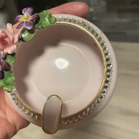 Vintage L’amour China Pink Ashtray - Picture 5 of 8